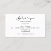 白黒ボー市松模様にド 名刺 (裏面)