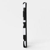 白黒ボ市松模様にード Case-Mate iPhoneケース (裏面/左)