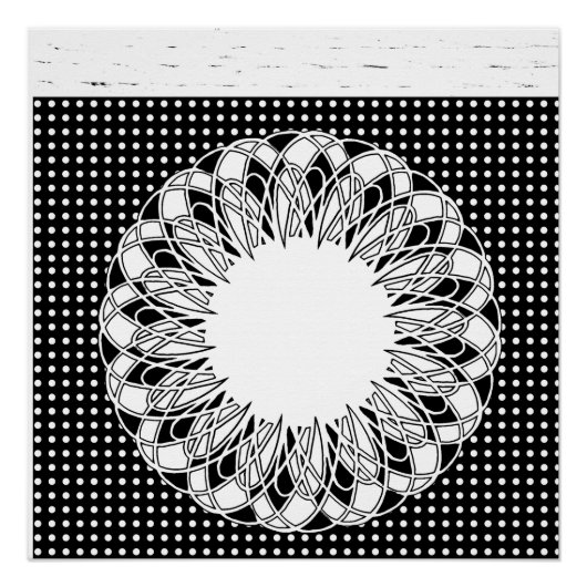 白黒ポスター ポスター (正面)