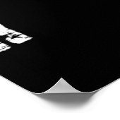 白黒ポップ・アートのアートブルックリンブリッジニューヨークシティ ポスター (角)