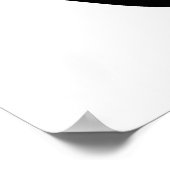 白黒ポップ・アートのアートヘッドフォン ポスター (角)