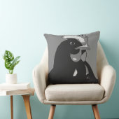 白黒ポップ・アートの芸術鶏まくら クッション (椅子)