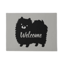 白黒ポメラニア犬 |かわいいポミエ犬