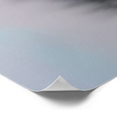 白黒ポメラニア犬 ポスター (角)