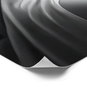 白黒ポートレート母と娘 | AI Art ポスター (角)