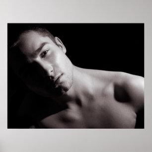 白黒ポートレート ポスター