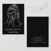 白黒ポートレート 名刺 (正面/裏面)