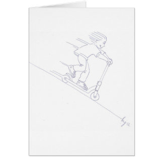 白黒マイクロスクーターのmicroscooterの漫画