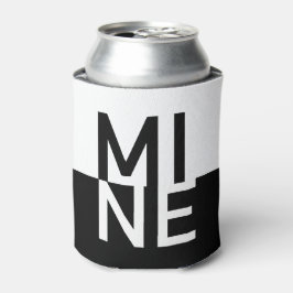 白黒マイン 缶クーラー