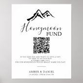 白黒マウン結婚テン新婚旅行ファンド ポスター (正面)