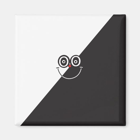 白黒マグネット マグネット (正面)