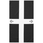 白黒マソニックのテーブルクロスと装飾 テーブルクロス (正面)