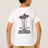 白黒マッチングファミリーバケーション Tシャツ (裏面)