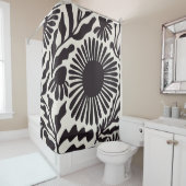 白黒マティス シャワーカーテン (インサイチュ)