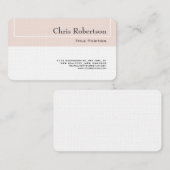 白黒マニマリスト平野シンプルモダン 名刺 (正面/裏面)