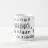 白黒マニングマグ コーヒーマグカップ (中央)