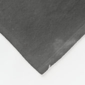 白黒マルチニガラス青写真 フリースブランケット (角)