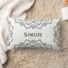 白黒マンダラランバーピロー ランバークッション