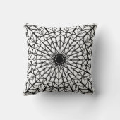 白黒マンダラ装飾用クッション クッション (裏面)
