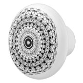 白黒マンダラ セラミックノブ (右)