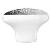 白黒マンダラ セラミックノブ (側面)