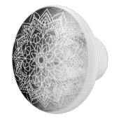 白黒マンダラ セラミックノブ (右)