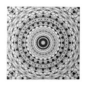 白黒マンダラ タイル (正面)