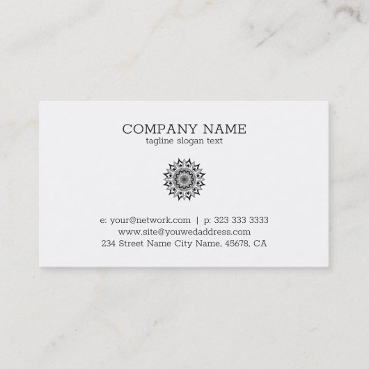 白黒マンダラ 名刺 (裏面)