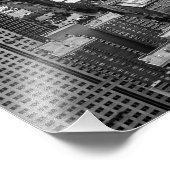 白黒マンハッタンビュー フォトプリント            (角)