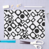 白黒マーキーティッシュペーパー 薄葉紙 (クラフト)