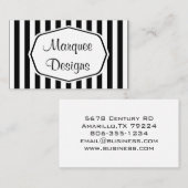 白黒マーキー名刺 名刺 (正面/裏面)