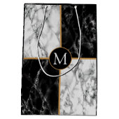 白黒マーブルカスタム抱き枕 ミディアムペーパーバッグ (裏面)