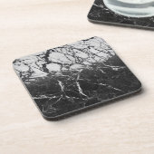 白黒マーブルルッモダンクグラムシミニマルック コースター (左側)