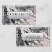 白黒マーブル 名刺 (正面/裏面)