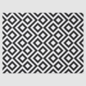 白黒ミアンダーティッシュペーパー 薄葉紙 (正面)