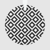 白黒ミアンダー オーナメント (裏面)