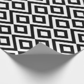 白黒ミアンダー ラッピングペーパー (角)