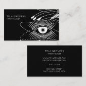 白黒ミスティックアイタロットリーダー 名刺 (正面/裏面)