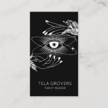 白黒ミスティックアイタロットリーダー