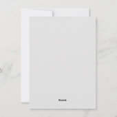 白黒ミニマリストのシンプルクリスマスフォト シーズンカード (裏面)