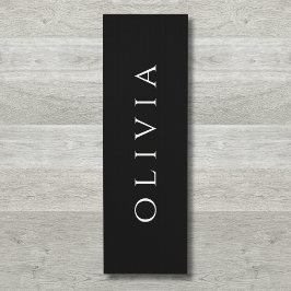 白黒ミニマリストのヨガマット ヨガマット