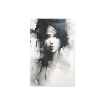 白黒ミニマリストアート | Ethereal Essence