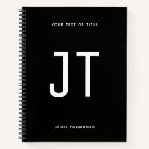 白黒ミニマリストシンプルモノグラモダンム