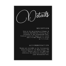 白黒ミニマリストスクリプト詳細結婚の