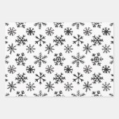 白黒ミニマリストセット3 ラッピングペーパーシート (正面2)