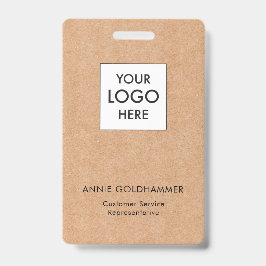 白黒ミニマリストモノグラムオンクラフト バッジ