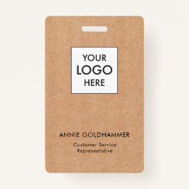 白黒ミニマリストモノグラムオンクラフト バッジ