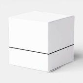 白黒ミニマリストモノグラム結婚ズ フェイバーボックス (裏面サイド)