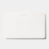 白黒ミニマリスト犬IDカード – メンバーシップ バッジ (裏面)