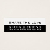 白黒ミニマリスモダント紹介カード (正面)